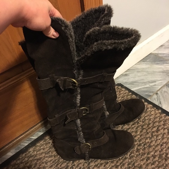 Brown boots size 6 - Picture 1 of 1